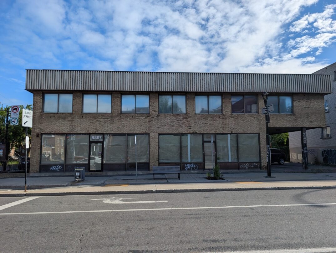 The existing building before intervention